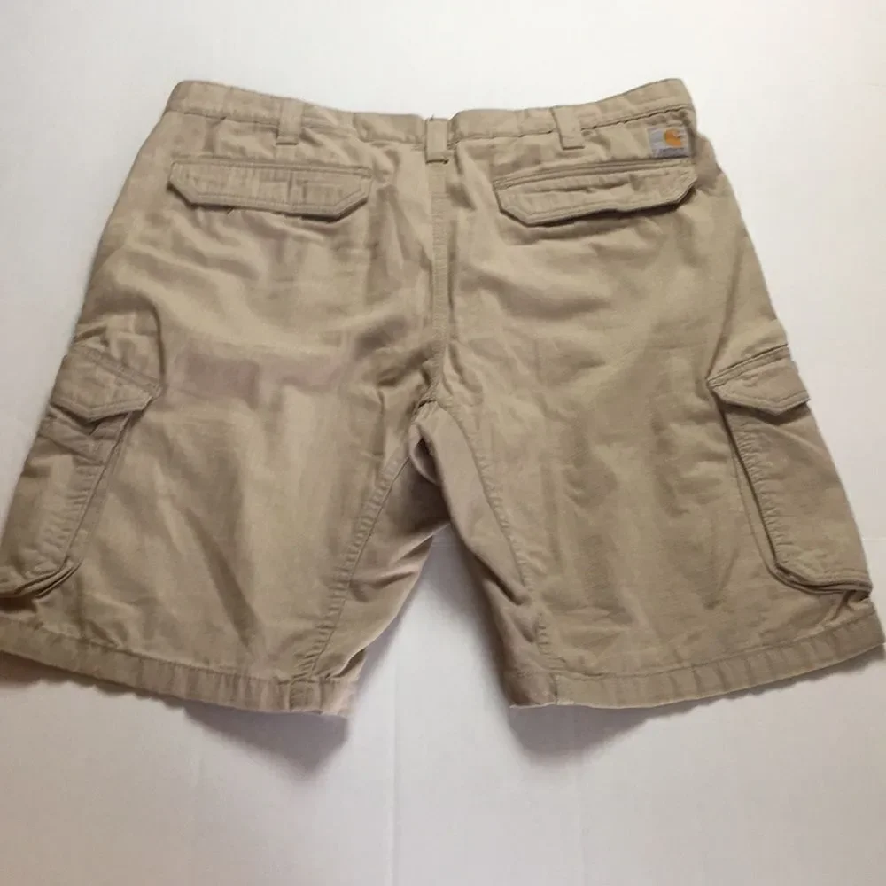 Carhartt Men's Khaki Force Relaxed Fit Cargo Shorts Sz 38